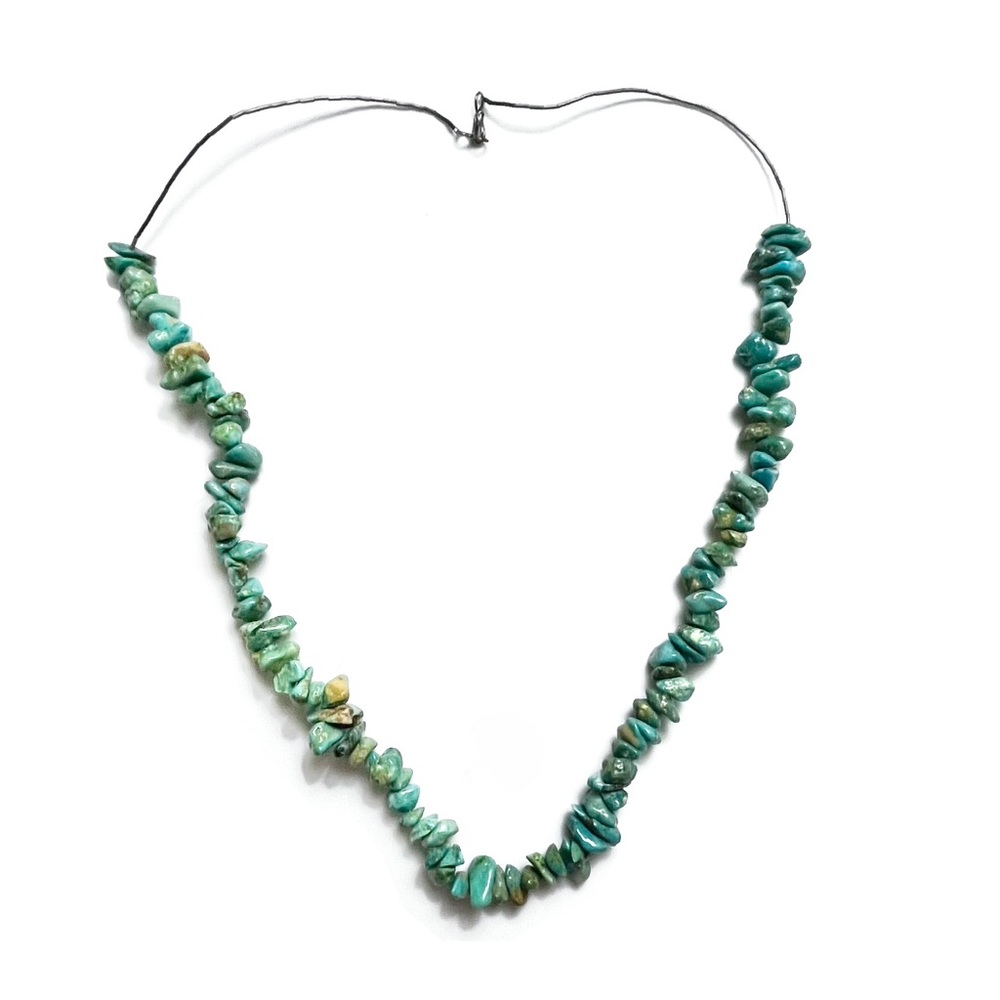 Navajo, Vintage Old Pawn 1950s Sterling Silver “Royston” Turquoise Necklace